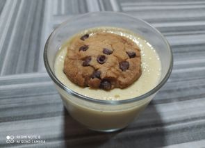 Natillas con leche de almendras y coco