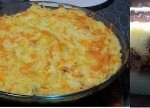 Pastel de carne peruano