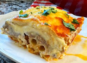Pastitsio o pastel griego de macarrones