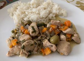 Pechuga de pollo al estilo marroquí