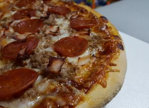 Pizza barbacoa picante