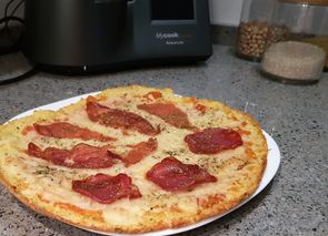 Pizza con base de patata - sin harina