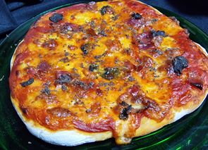Pizza trufada
