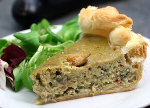 Quiche de berenjena