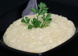 Risotto a los 4 quesos