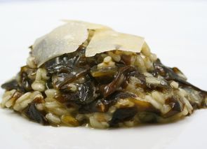 Risotto de alga wakame al cava