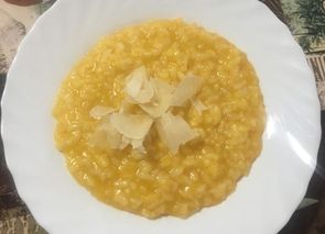 Risotto de calabaza y parmesano