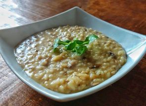 Risotto de setas italiano