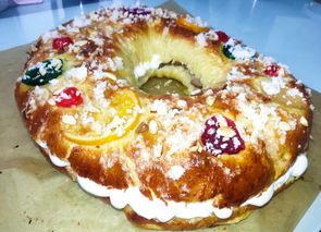 Roscón de Reyes de aceite de oliva