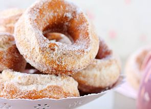 Rosquillas de naranja y ron