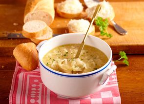Sopa de cebolla y cerveza
