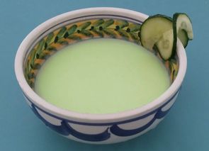 Sopa fría de pepino