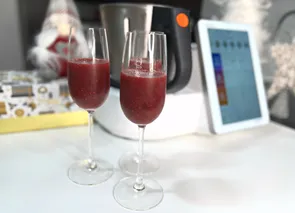 Sorbete de frutos rojos