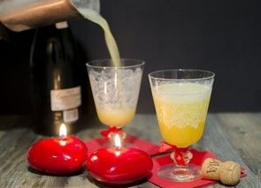 Sorbete de piña al cava