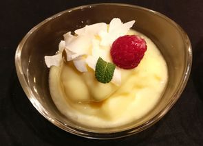 Sorbete de piña colada