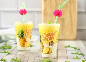 Sorbete de piña natural
