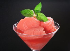Sorbete de sandía
