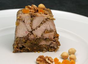 Tarrina de pavo con frutos secos