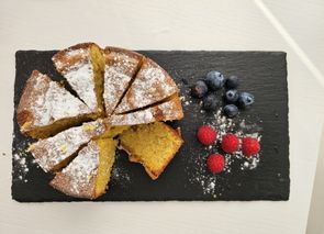 Tarta con almendras