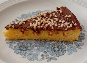 Tarta de mandarina y chocolate