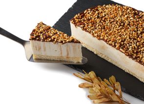 Tarta de queso con turrón de Jijona