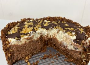 Tarta rápida de Nutella y mascarpone