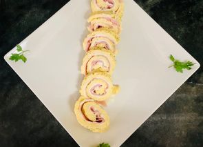 Tortilla con queso al vapor