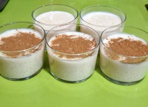 Vasitos de arroz con leche