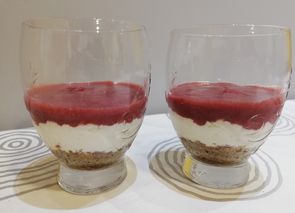Vasitos de cheesecake