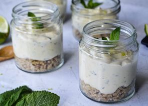 Vasitos de Tarta Mojito