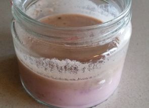 Yogur cremoso de fresa