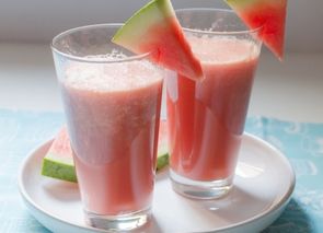 Zumo refrescante de sandía