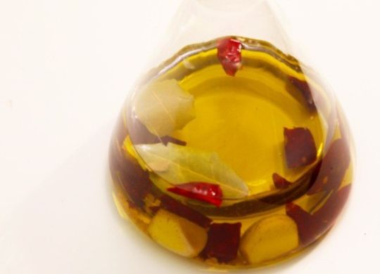 Aceite picante para pizza