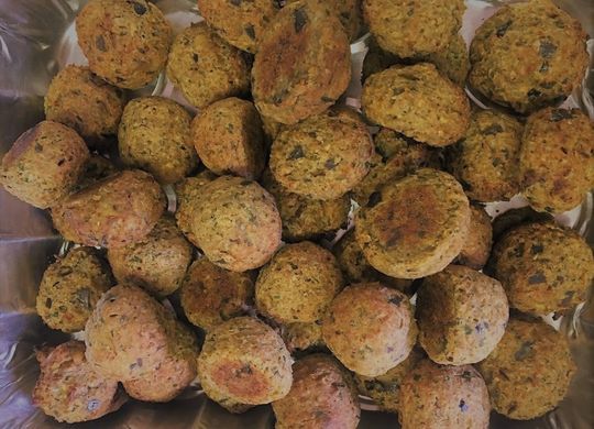 Albóndigas de berenjenas y queso
