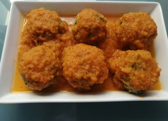 Albóndigas de calabacín y queso