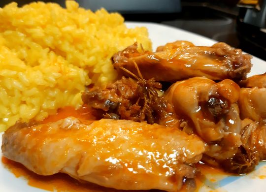 Alitas de pollo sabor BBQ JL