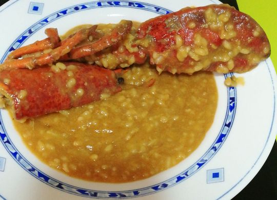 Arroz con bogavante