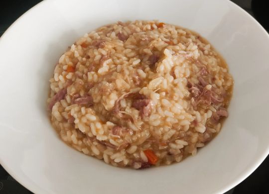 Arroz meloso con codillo