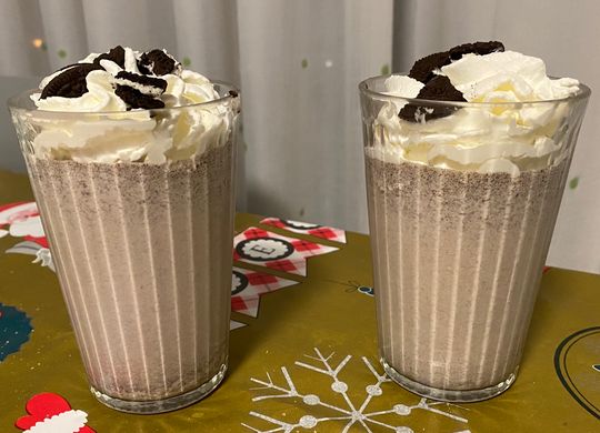 Batido de oreo con nata