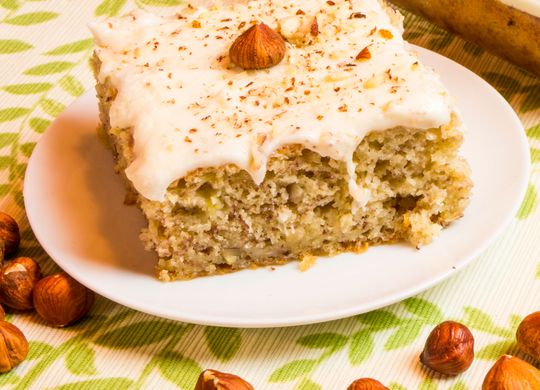 Bizcocho de avellanas y ricotta