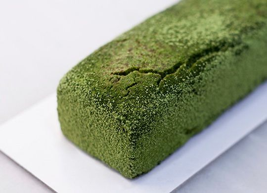 Bizcocho de té matcha
