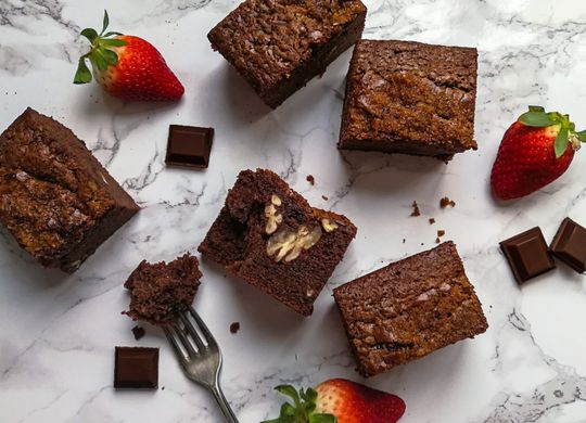 Brownie sin mantequilla