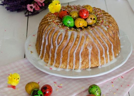 Bundt cake de Pascua