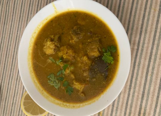 Caldo de pintarroja