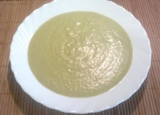 Crema de espárragos verdes