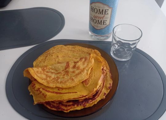 Crepes de zanahoria