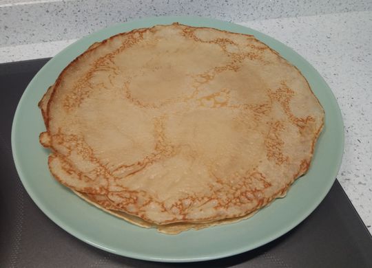 Creppes para 1. (Unas 3 creppes)