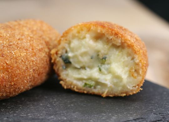 Croquetas de calabacín y parmesano