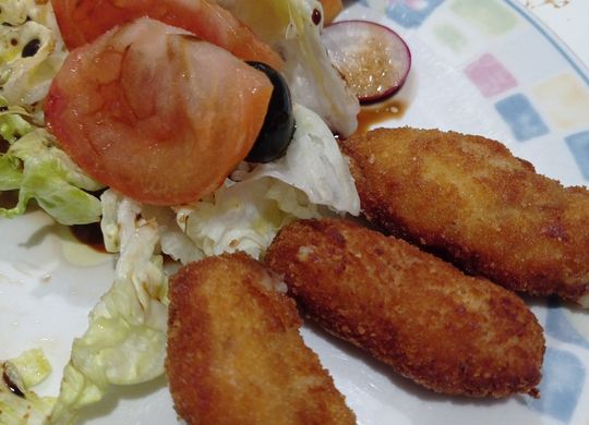 Croquetas de cocido al punto