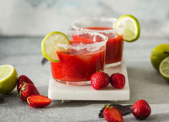 Daiquiri balsámico de fresa